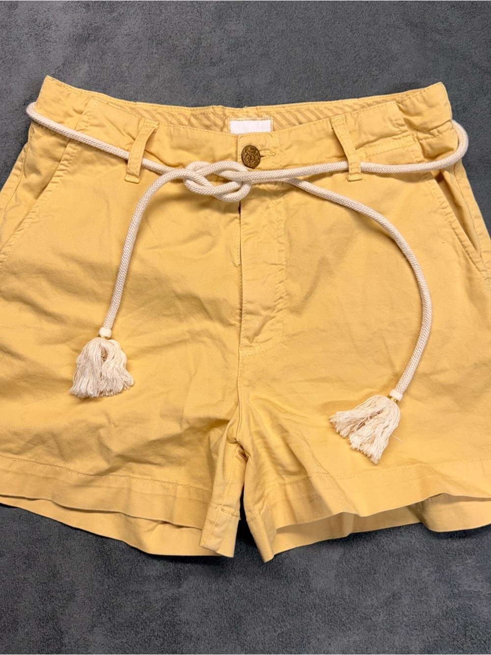 La Martina Cotton Shorts with Decorative Rope Waist